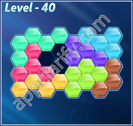 Block! Hexa Puzzle Super Level 40 Solution
