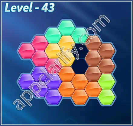 Block! Hexa Puzzle Super Level 43 Solution
