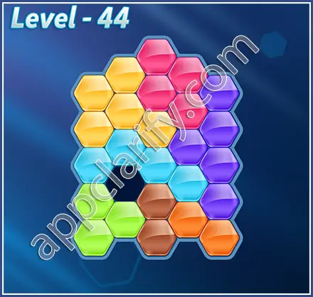 Block! Hexa Puzzle Super Level 44 Solution