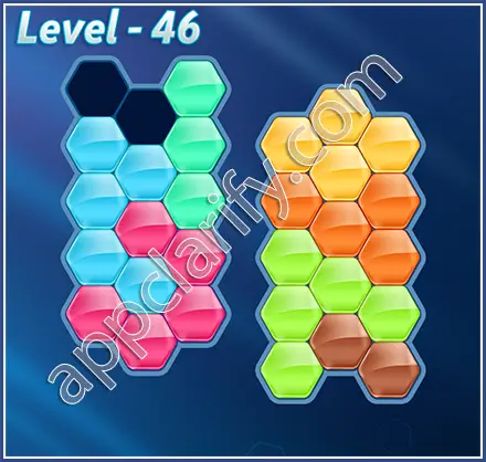 Block! Hexa Puzzle Super Level 46 Solution