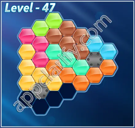 Block! Hexa Puzzle Super Level 47 Solution