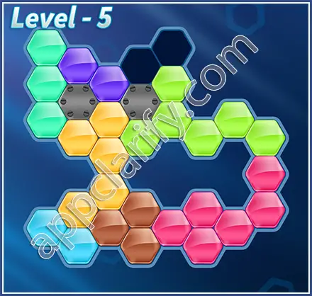 Block! Hexa Puzzle Super Level 5 Solution
