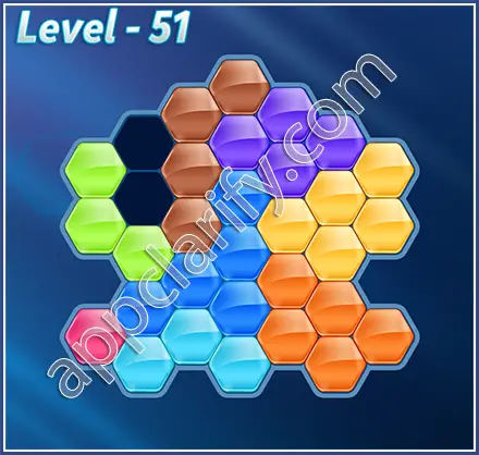 Block! Hexa Puzzle Super Level 51 Solution