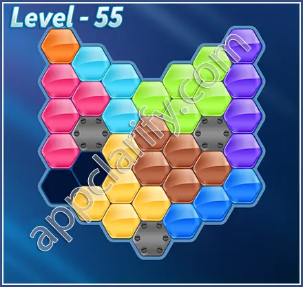 Block! Hexa Puzzle Super Level 55 Solution