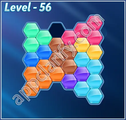 Block! Hexa Puzzle Super Level 56 Solution