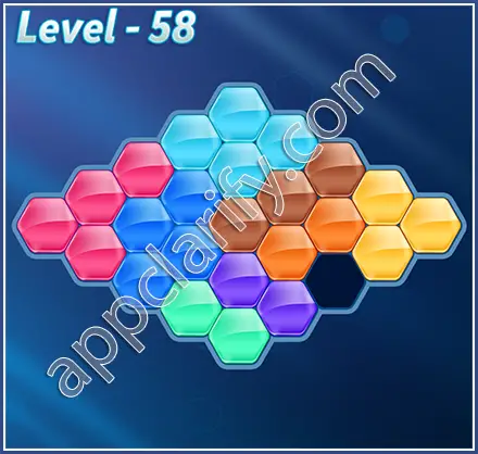Block! Hexa Puzzle Super Level 58 Solution