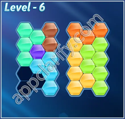 Block! Hexa Puzzle Super Level 6 Solution