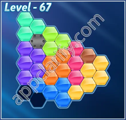 Block! Hexa Puzzle Super Level 67 Solution