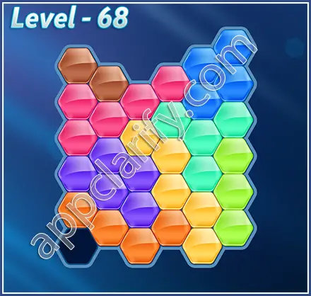 Block! Hexa Puzzle Super Level 68 Solution