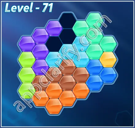 Block! Hexa Puzzle Super Level 71 Solution