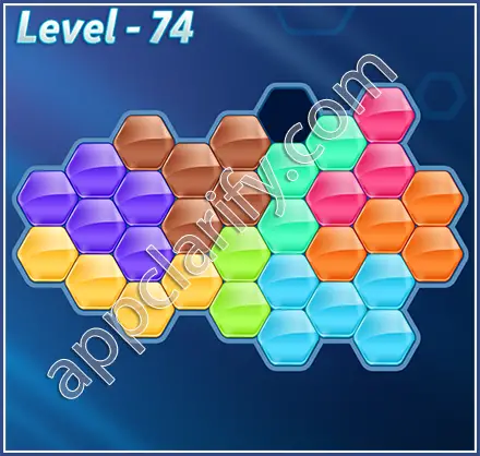 Block! Hexa Puzzle Super Level 74 Solution