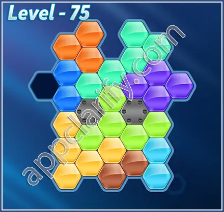 Block! Hexa Puzzle Super Level 75 Solution