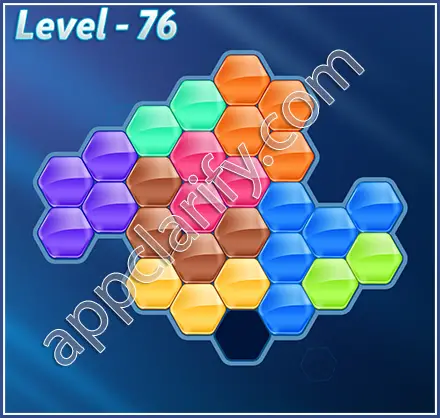 Block! Hexa Puzzle Super Level 76 Solution