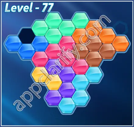 Block! Hexa Puzzle Super Level 77 Solution