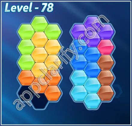 Block! Hexa Puzzle Super Level 78 Solution