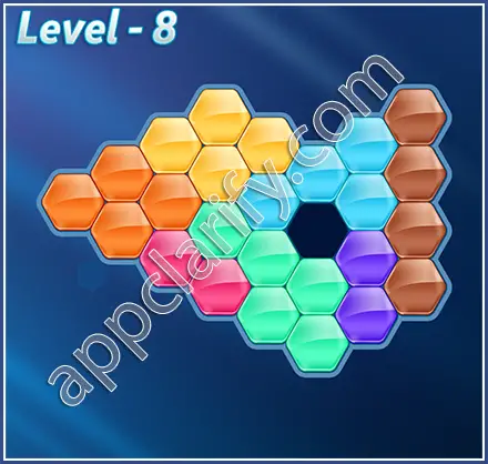 Block! Hexa Puzzle Super Level 8 Solution