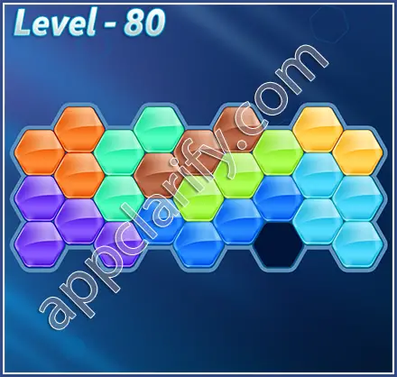 Block! Hexa Puzzle Super Level 80 Solution
