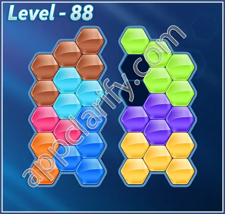 Block! Hexa Puzzle Super Level 88 Solution
