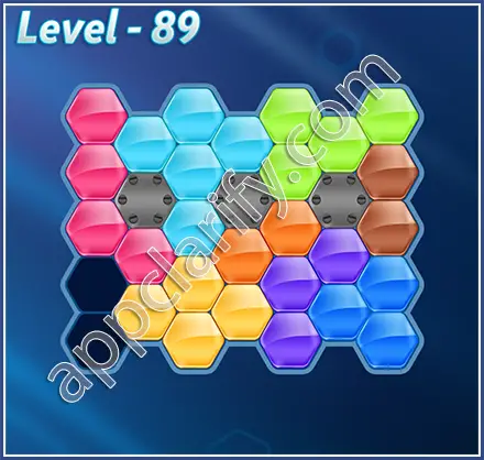 Block! Hexa Puzzle Super Level 89 Solution