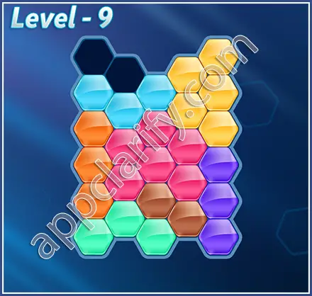 Block! Hexa Puzzle Super Level 9 Solution