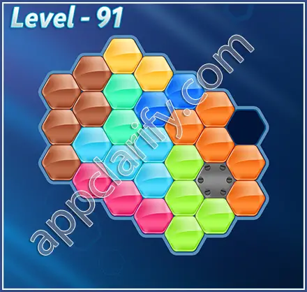 Block! Hexa Puzzle Super Level 91 Solution