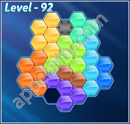 Block! Hexa Puzzle Super Level 92 Solution
