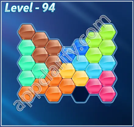 Block! Hexa Puzzle Super Level 94 Solution