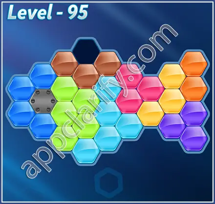 Block! Hexa Puzzle Super Level 95 Solution