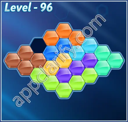 Block! Hexa Puzzle Super Level 96 Solution