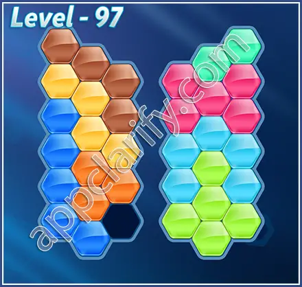 Block! Hexa Puzzle Super Level 97 Solution