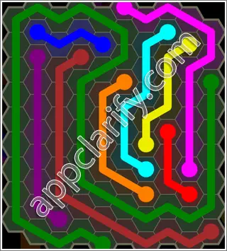 Flow Free: Hexes 10x10 Mania Pack Level 109 Solutions