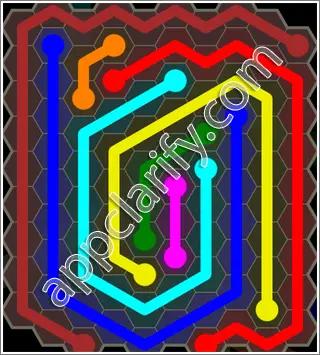Flow Free: Hexes 10x10 Mania Pack Level 14 Solutions