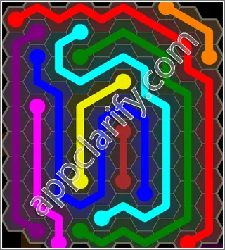Flow Free: Hexes 10x10 Mania Pack Level 16 Solutions