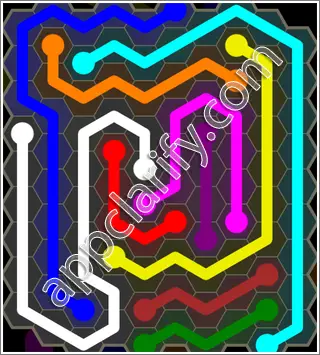 Flow Free: Hexes 10x10 Mania Pack Level 53 Solutions