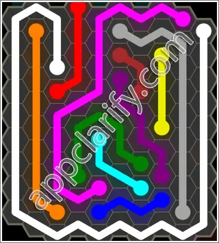 Flow Free: Hexes 10x10 Mania Pack Level 88 Solutions