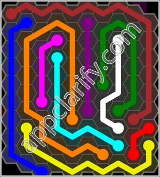 Flow Free: Hexes 10x10 Mania Pack Level 89 Solutions