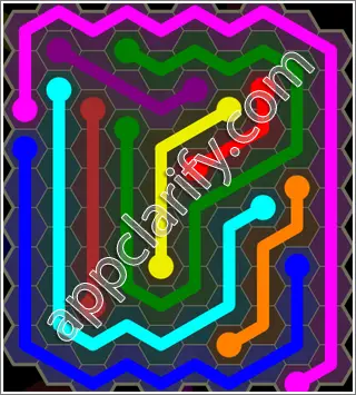 Flow Free: Hexes 10x10 Mania Pack Level 91 Solutions