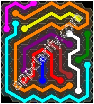 Flow Free: Hexes 10x10 Mania Pack Level 96 Solutions