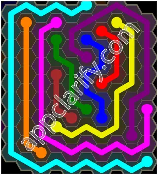 Flow Free: Hexes 10x10 Mania Pack Level 97 Solutions