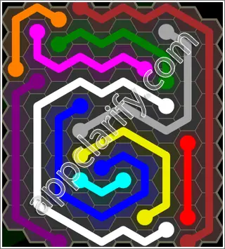 Flow Free: Hexes 10x10 Mania Pack Level 99 Solutions