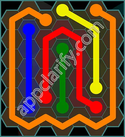 Flow Free: Hexes 7x7 Mania Pack Level 103 Solutions