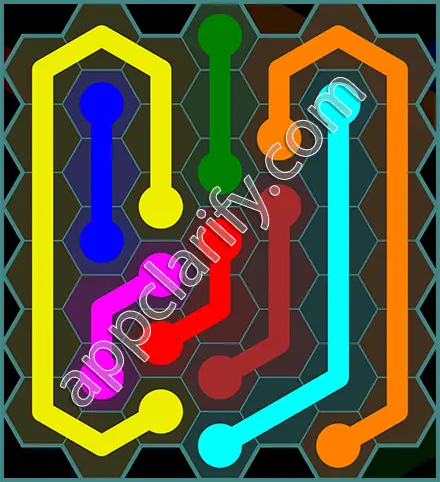 Flow Free: Hexes 7x7 Mania Pack Level 120 Solutions