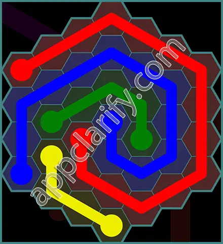 Flow Free: Hexes 7x7 Mania Pack Level 123 Solutions