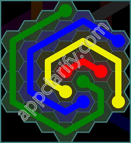 Flow Free: Hexes 7x7 Mania Pack Level 125 Solutions