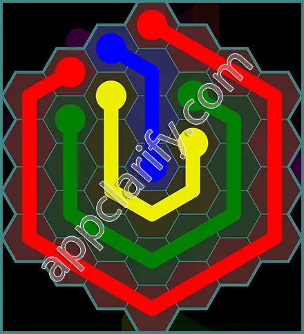 Flow Free: Hexes 7x7 Mania Pack Level 130 Solutions