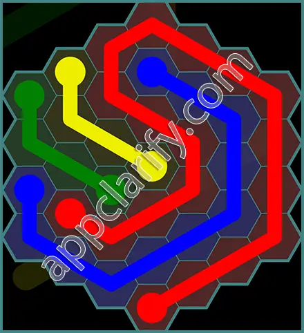 Flow Free: Hexes 7x7 Mania Pack Level 23 Solutions