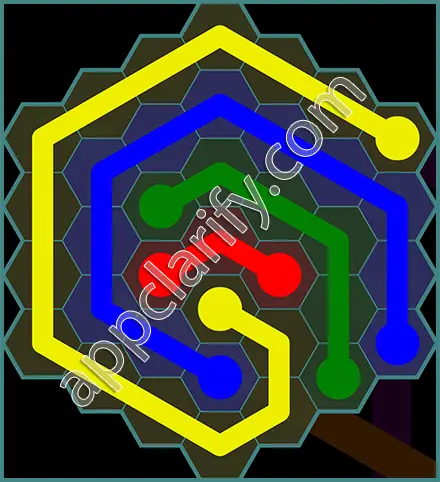 Flow Free: Hexes 7x7 Mania Pack Level 24 Solutions