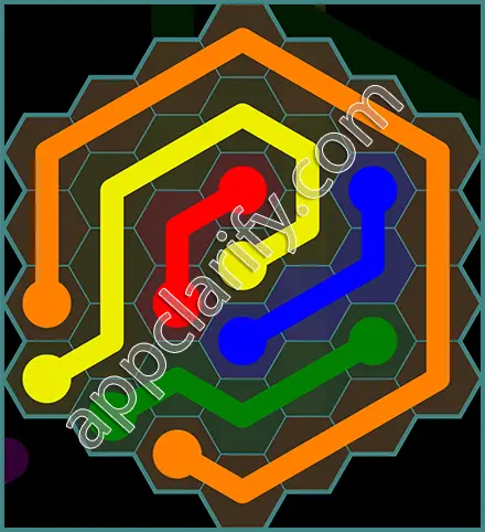 Flow Free: Hexes 7x7 Mania Pack Level 26 Solutions