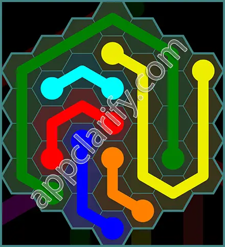 Flow Free: Hexes 7x7 Mania Pack Level 27 Solutions