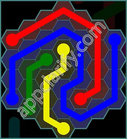 Flow Free: Hexes 7x7 Mania Pack Level 29 Solutions
